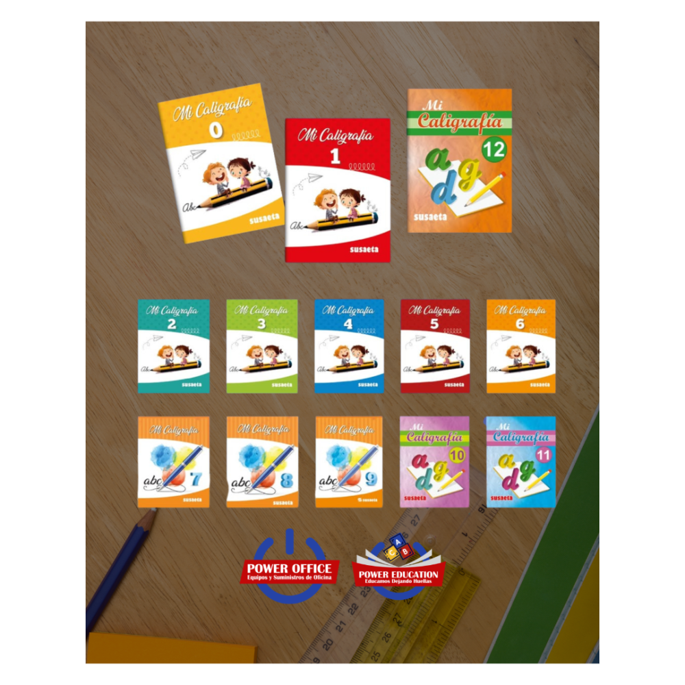 Libro de Texto Susaeta / Mi Caligrafía 1 - 6 Grado